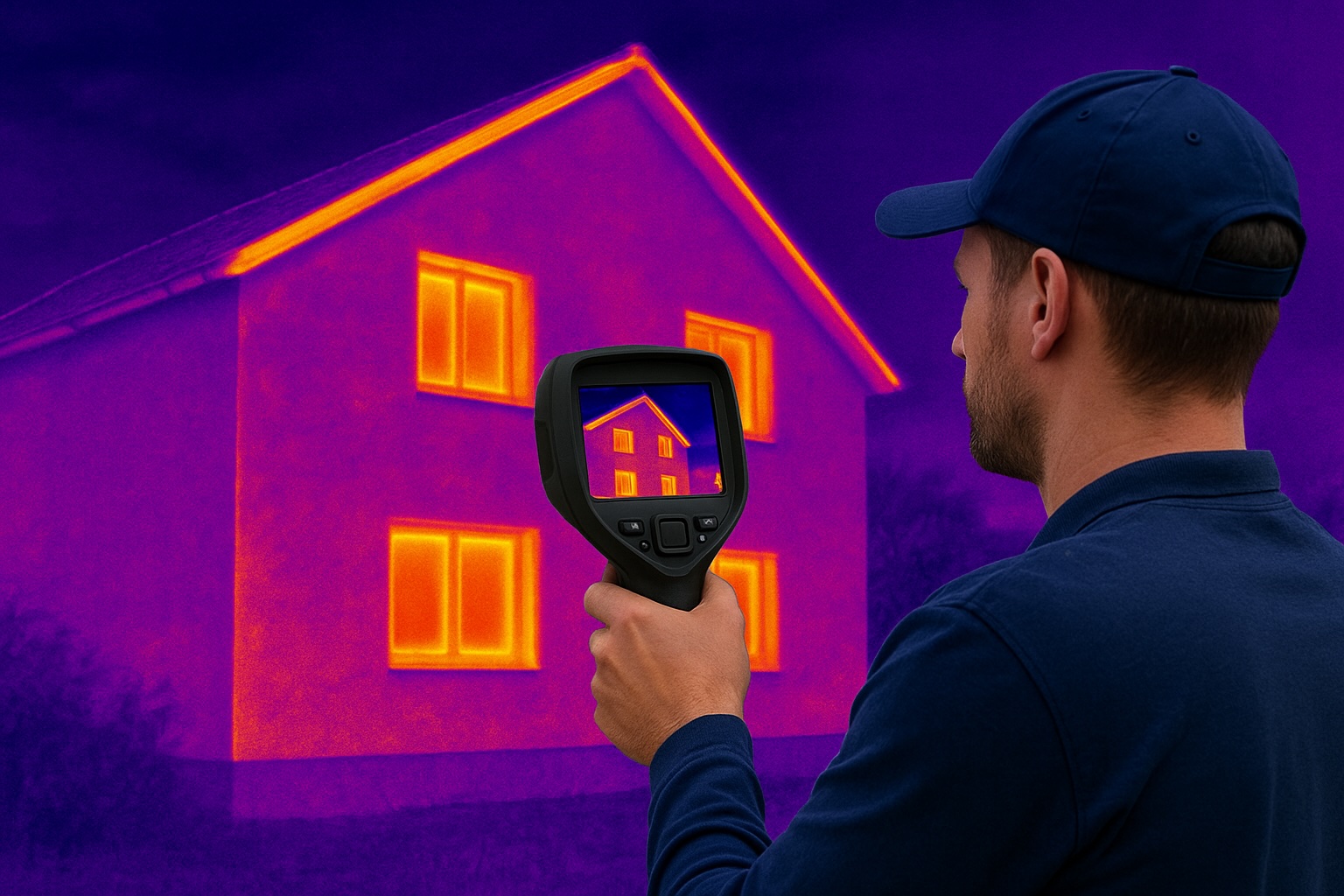 měření termokamerou pro úniky tepla služba